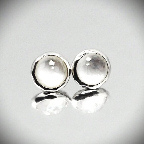 IPPOLITA Wonderland Lollipop Sterling Silver Mother of Pearl Doublet Earrings - Picture 1 of 7